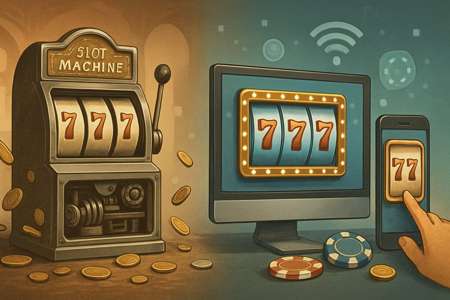 Sejarah Perkembangan Slot : Dari Mesin Fisik ke Slot Online